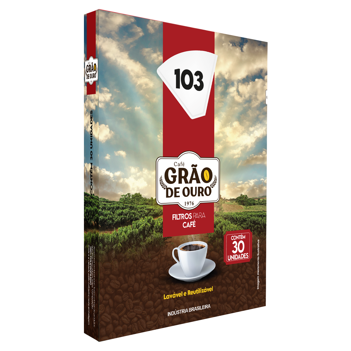 Filtro Para Café 103 Grão De Ouro 3220